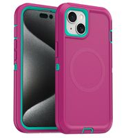 Étui magnétique antichoc et antidérapant Otter Armor 3-en-1 pour iPhone 18 17 16 15 14 13 12 Pro Max, compatible avec la recharge sans fil