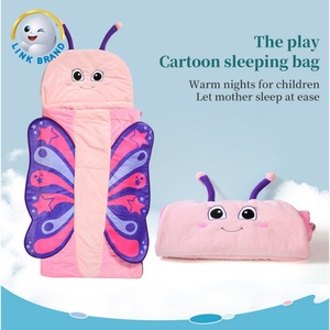 ถุงนอนทารกแรกเกิดแรกเกิดแรกเกิดมีซิปผ้ากำมะหยี่ทรงหมีระบายอากาศได้ดี100% ฤดูใบไม้ร่วง - Product Image 3