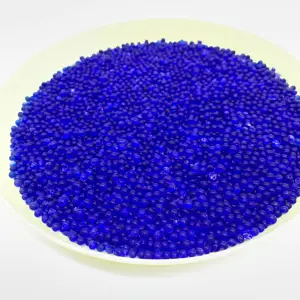 Gel Silika Biru Indikator Warna Kualitas Tinggi Desiccant Gel Silika Manik-manik Biru Digunakan untuk Penyerap Kelembaban