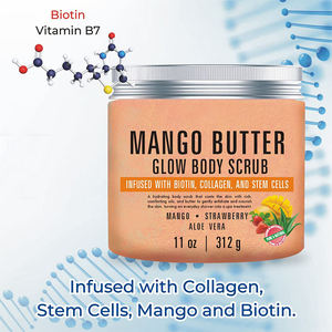 Exfoliante Corporal Personalizado, Elimina la Piel Muerta, Exfolia <span class=keywords><strong>Sin</strong></span> Resecar, Hidrata y Limpia, Exfoliante de Mango y <span class=keywords><strong>Sal</strong></span> - Product Image 2