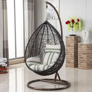 Cheap Price Indoor Outdoor Acrylic Modern Hanging Swing Chair Bamboo Patio Rattan Wicker Egg Swing Clear Chair