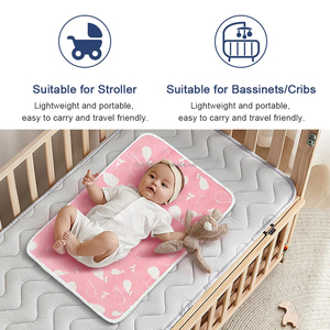 Protège-<span class=keywords><strong>matelas</strong></span> imperméable en coton 80x110cm pour enfants, personnes âgées, post-partum, règles, et animaux domestiques (dessins animés) - 1 <span class=keywords><strong>à</strong></span> 3 ans - Product Image 5