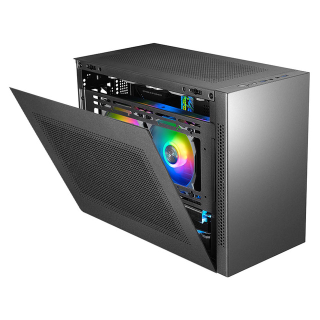 SAMA Tempered Glass Micro ATX case Steel Micro ATX Gaming case Official ITX Pc case