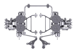 Kits de Conversión de Eje Trasero para Automóvil con Motor Sincrónico Magnético de 110kw, Calidad OEM, Nuevo, para Autobuses de 8-10M, 2x7060N.m Torque - Product Image 2
