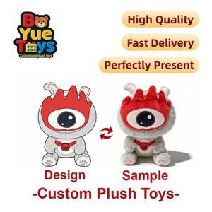 Peluche Gatto Siamese Weibo con Grandi Occhi, Morbido, a Forma di Fragola, Super Morbido, in Cotone PP, Antistress - Product Image 3