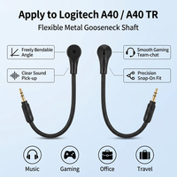Microphone de remplacement pour casque de jeu Astro A40/A40 TR, compatible avec PS5, PS4, Xbox One, PC, Mac, téléphone