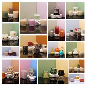 Bougie parfumée en cire de soja dans un bocal en métal rectangulaire, aromathérapie, décoration minimaliste pour la maison, parfum floral végétal, durée de combustion de 40 à 60 heures - Product Image 5
