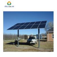 Systèmes de support solaire en aluminium pour abri de voiture résidentiel avec panneau solaire