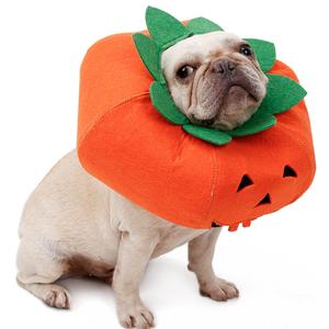 Disfraz de accesorio de cuello electrónico para perro con diseño de calabaza de <span class=keywords><strong>Halloween</strong></span> para perros, correas para mascotas - Product Image 1