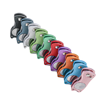 Outil de motte de golf pliable en acier inoxydable OEM avec bouton escamotable et chapeau en métal avec logo personnalisé