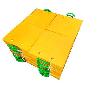 STE STEO22 600mm rotondo UHMWPE Outrigger Pad taglio personalizzato PE calcolo del carico per pompa per calcestruzzo camion 450T - Product Image 1