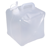 Conteneur d'eau souple pliable avec robinet 5L 10L 20L, anti-fuite, pour les voyages en voiture, le camping et les activités de plein air