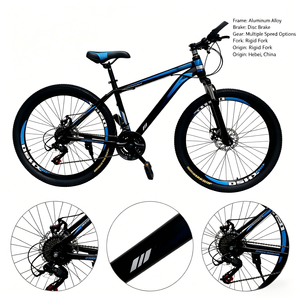 Bicicleta de Montaña Económica de 21 Velocidades para Adultos, Bicicleta Deportiva MTB con Llantas Gruesas y Frenos de Disco de 26 Pulgadas <span class=keywords><strong>en</strong></span> <span class=keywords><strong>Oferta</strong></span> - Product Image 3