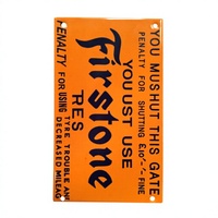 Panneaux en fer émaillé rétro vintage pour extérieur, imprimés sur mesure, thème huile moteur et station-service, emballés en vrac