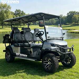Tendance 2026 : Voiturette de golf électrique 6 places homologuée route, avec batterie lithium 48V, pour la chasse et le golf - Product Image 1