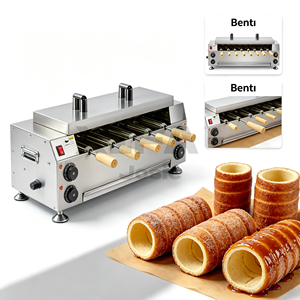 <span class=keywords><strong>Horno</strong></span> para Kurtos Kalacs <span class=keywords><strong>con</strong></span> rodillo para conos de helado, para hacer panecillos de repostería húngara para snack bar - Product Image 4