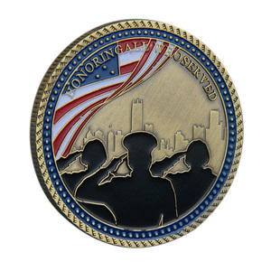 Moneda Metálica con Tema de Gratitud y Respeto, Relieve Retro, Elemento de Bandera Artesanal, Medalla, Decoración de Escritorio, Colección, Adorno - Product Image 2