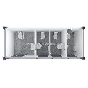 A basso costo prefabbricata mobile cabina contenitore di servizi igienici pubblici di stallo - Product Image 3