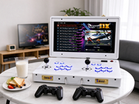 Mesin Game Arcade Portabel Koper 2 Pemain Layar Lipat 110V 240V Langsung dari Pabrik Rumah Perjalanan Konsol Video Retro