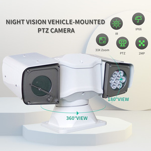 IP66 gồ ghề xe biển PTZ camera-35 ° C ~ 55 ° C Muối bằng chứng 12V/24V DC 33X Zoom cho xe khẩn cấp & du thuyền - Product Image 1