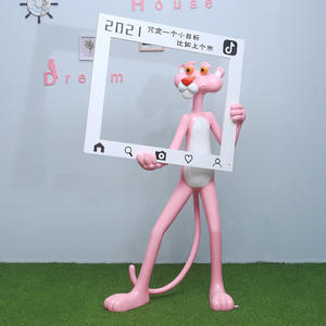 Internet celebridad <span class=keywords><strong>Pantera</strong></span> <span class=keywords><strong>Rosa</strong></span> escultura <span class=keywords><strong>de</strong></span> fibra <span class=keywords><strong>de</strong></span> vidrio muñeca <span class=keywords><strong>de</strong></span> <span class=keywords><strong>dibujos</strong></span> <span class=keywords><strong>animados</strong></span> ecológica para té <span class=keywords><strong>de</strong></span> <span class=keywords><strong>la</strong></span> leche tienda <span class=keywords><strong>de</strong></span> postres decoración <span class=keywords><strong>de</strong></span> centro comercial - Product Image 3