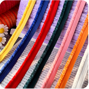 1cm Velvet Flanged <strong>Piping</strong> <strong>Cord</strong>, Fur Fringe Trim, Accessories for Home Textiles, Pillows, <strong>Cushions</strong> and Furry Edge Binding - Product Image 3