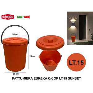 Cubo de Basura Portátil Eureka, Redondo, Pequeño y Grande - Product Image 1