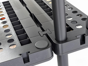 Estantería de Almacenamiento de Plástico Resistente de 5 Niveles, Estante Modular para Organización en Interiores/Exteriores - Product Image 5