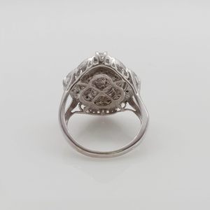 <b>Diamond</b> <b>Ring</b> 0.68 Cttw Round Brilliant Cut White And Blue Enhanced In 925 Sterling Silver For Women <b>diamond</b> engagement <b>ring</b> - Product Image 5