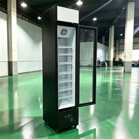 Réfrigérateur de présentation vertical haut de gamme YUANDA avec porte vitrée, acceptant logo personnalisé, pour magasin de proximité