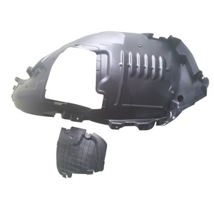 Garde-boue avant Mercedes-Benz W205 2014-2018 en plastique noir, pièce de rechange BZ66085 - Product Image 1
