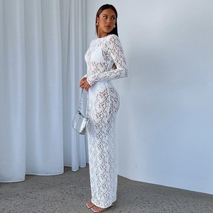 Nouvelle Robe Longue Transparente en Dentelle Annshine 2026 – Style Asiatique Tendance pour Femme – Vente en Gros - Product Image 4