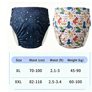 Culotte absorbante réutilisable et <span class=keywords><strong>lavable</strong></span> pour adultes, sous-vêtement anti-fuite pour incontinence urinaire, pour les amateurs de couches et l'assistance aux personnes à mobilité réduite - Product Image 6