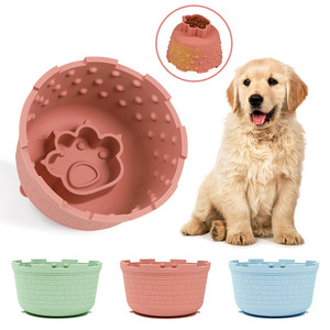 Groothandel Siliconen Hond Slow Feeder Likken Kom, Angst Verlichting Hond Likken Mat Traktatie Dispenser, Anti-Slip Langzaam Eten Hond Likken Kom - Product Image 4