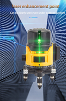 Niveau laser rotatif professionnel sans fil pour extérieur nivel laser verde Horizontal et Vertical 2 lignes Niveau à bulle bon marché