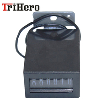 Compteur Trihero électromagnétique ou numérique à 6 chiffres, certifié CE RoHS, 24VDC LY-06, compteur de série ME Seiki, protection contre les surtensions