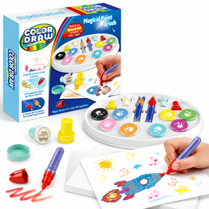 Set di Pennelli Magici Phantom per Bambini, Carte Educative, Espositore in Plastica, Set per <span class=keywords><strong>Disegno</strong></span> e Graffiti, Età 4-6, Giocattolo Interattivo per Bambini - Product Image 1
