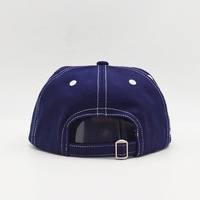 Fabricant bleu marine coton durable 5 panneaux chapeau non structuré broderie personnalisée sport décontracté vintage style de rue casquettes de Baseball