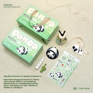 Panda <b>Reed</b> <b>Diffuser</b> Ornament Long Lasting Aroma Girls Birthday Aromatherapy Gift Box Home Fragrance Set - Product Image 4