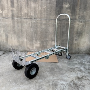 Chariot à main pliable 2 en 1 à quatre roues en aluminium avec roues industrielles OEM - Product Image 6