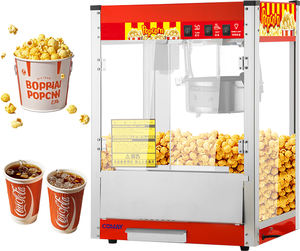 Máquina para Hacer <span class=keywords><strong>Palomitas</strong></span> de Maíz, Económica y Práctica, con Bandeja para Asar Maíz y Superficie Plana Roja. - Product Image 4