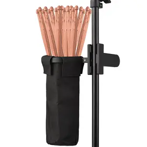 Desain baru Drum Stick Holder mudah untuk Clamp Drumstick tas nilon untuk Tubular Hardware
