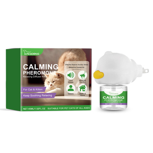 Il Comfort di Yegbong calma la cura dell'umore del gatto domestico ha impostato la riduzione del rumore per il prodotto di addestramento e comportamento estro agitato - Product Image 1