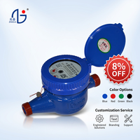Medidores de Flujo de Agua Multichorro de Tipo Húmedo de Latón y Hierro Fundido, Clase de Protección IP68, Medidores de Agua Fría, Certificación OEM ISO