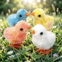 1 pièce Peluche Mignonne Poussin en Coton, Doudou pour Enfants, Cadeau d'Anniversaire Unisexe