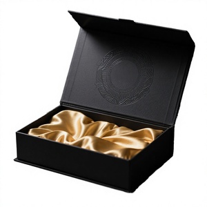 Caja de Joyería de Papel de Lujo con Recubrimiento UV, Laminado Mate, Grabado en Relieve, Embalaje para <span class=keywords><strong>Regalo</strong></span> con Logotipo, Cartón Rígido, Forro de Esponja, Cierre Magnético - Product Image 6