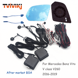 साइड रियरव्यू मिरर नीले कांच लेंस ब्लाइंड स्पॉट सहायता का पता लगाने के लिए मर्सिडीज बेंज वीटो V कक्षा V260 2016-2019 विरोधी चकाचौंध बीएसए - Product Image 2