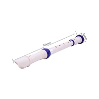 Adjustable 6/8 Hole Treble Flute Shape Long ABS Non-toxic Soprano Recorder Clarinet Home Decoration