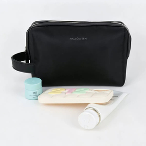 Trousse de Toilette Portable Vintage en Nylon Haute Densité avec Fermeture Éclair Rembourrée en EVA pour Hommes – Rangement Cosmétiques et Articles de Rasage de Voyage - Product Image 2