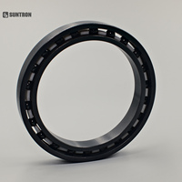 Si3N4 Thin Section Full Ceramic Ball Bearing with PTFE Cage for Precision and High Speed Equipment